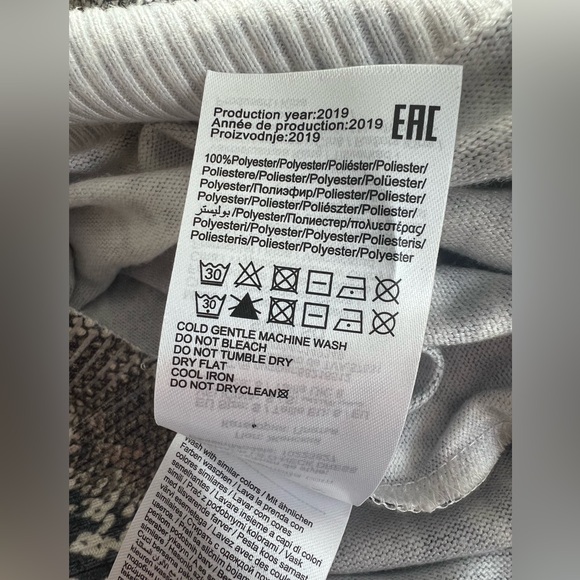 Vero Moda Long Sleeve Snakeskin Print Dress Size S - Picture 12 of 12